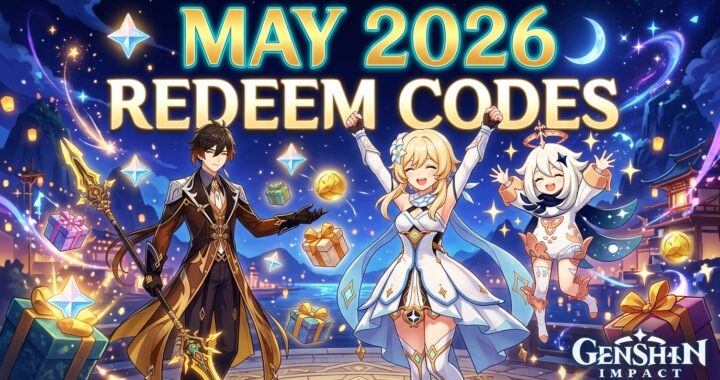 Genshin Impact redeem codes May 2026 free primogems and rewards