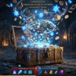 Genshin Impact Redeem Codes: Claim Free June 2026 Rewards! 2 Unsealed Cache of Aethers in an ancient vault, glowing with blue energy and coins, revealing rare in.